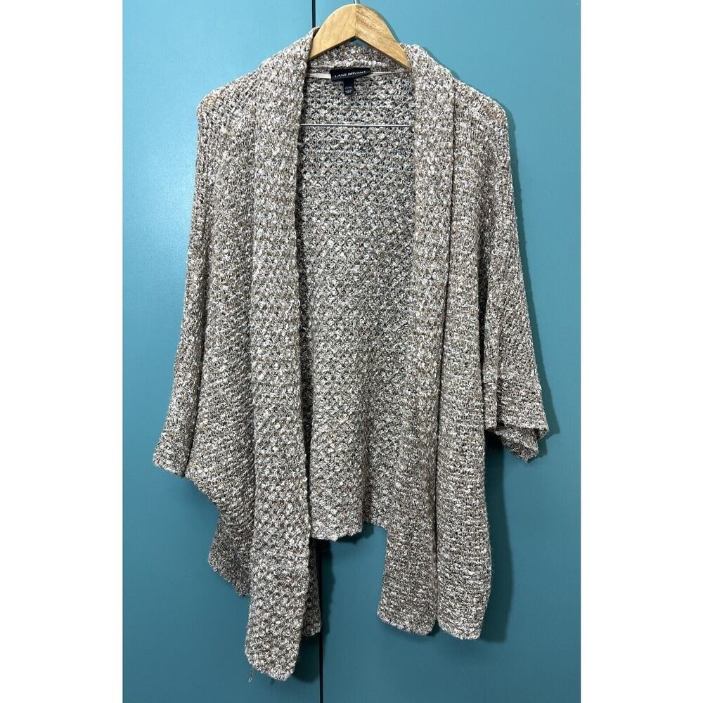 Lane Bryant Sweater 22 24 26 28 Cape Poncho Pullover Kimono Oversized Cardigan